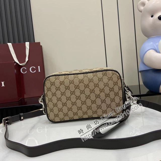 Gucci專櫃古馳最新款小號男士單肩斜挎包 jh2952型號：834802